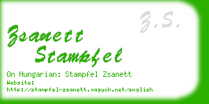 zsanett stampfel business card